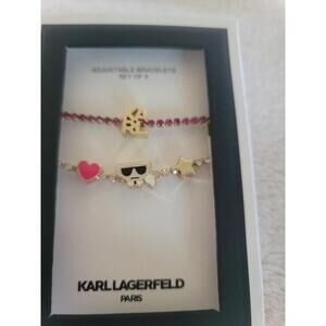 Karl Lagerfeld bracelet set